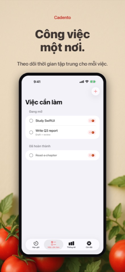 Quản lý danh sách nhiệm vụ