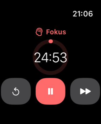 Fokus fra dit håndled