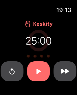 Keskittymistä ranteestasi