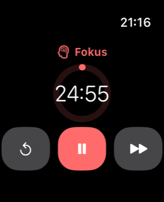 Fokus dari pergelangan tangan anda