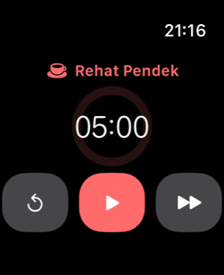 Fokus dari pergelangan tangan anda