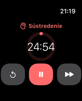 Sústreďte sa priamo zo zápästia