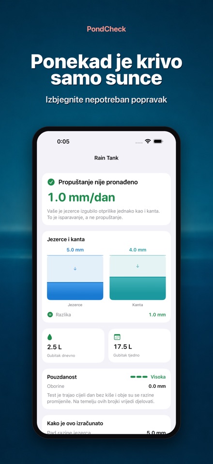 PondCheck test curenja 7