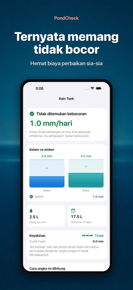 PondCheck tes bocor kolam 7