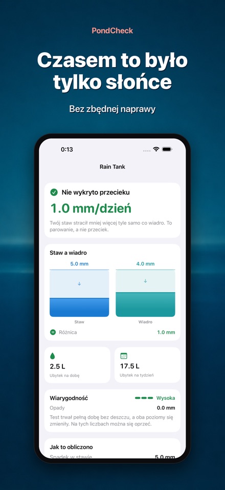 PondCheck test szczelności 7