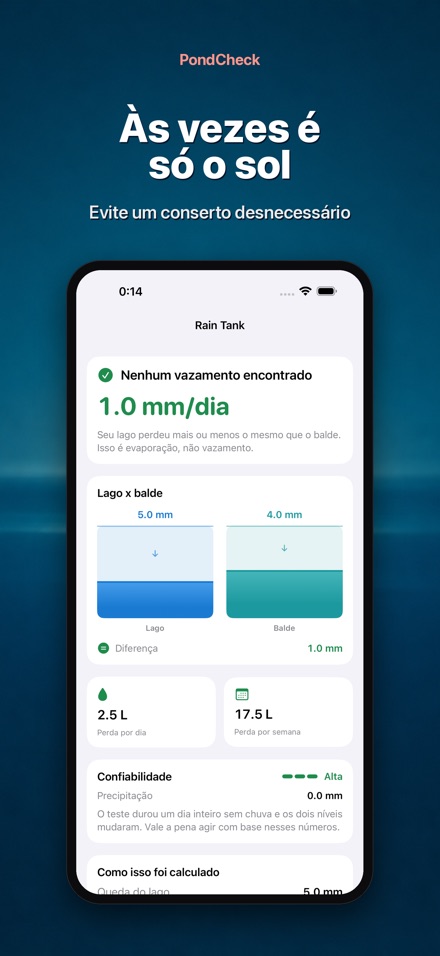 PondCheck: vazamento 7