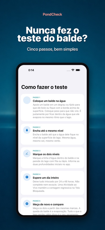 PondCheck: vazamento 9