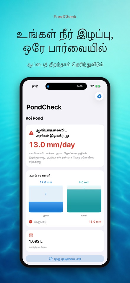 PondCheck: கசிவு சோதனை 2