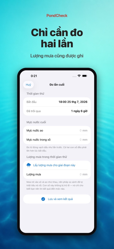 PondCheck kiểm tra rò rỉ hồ 5