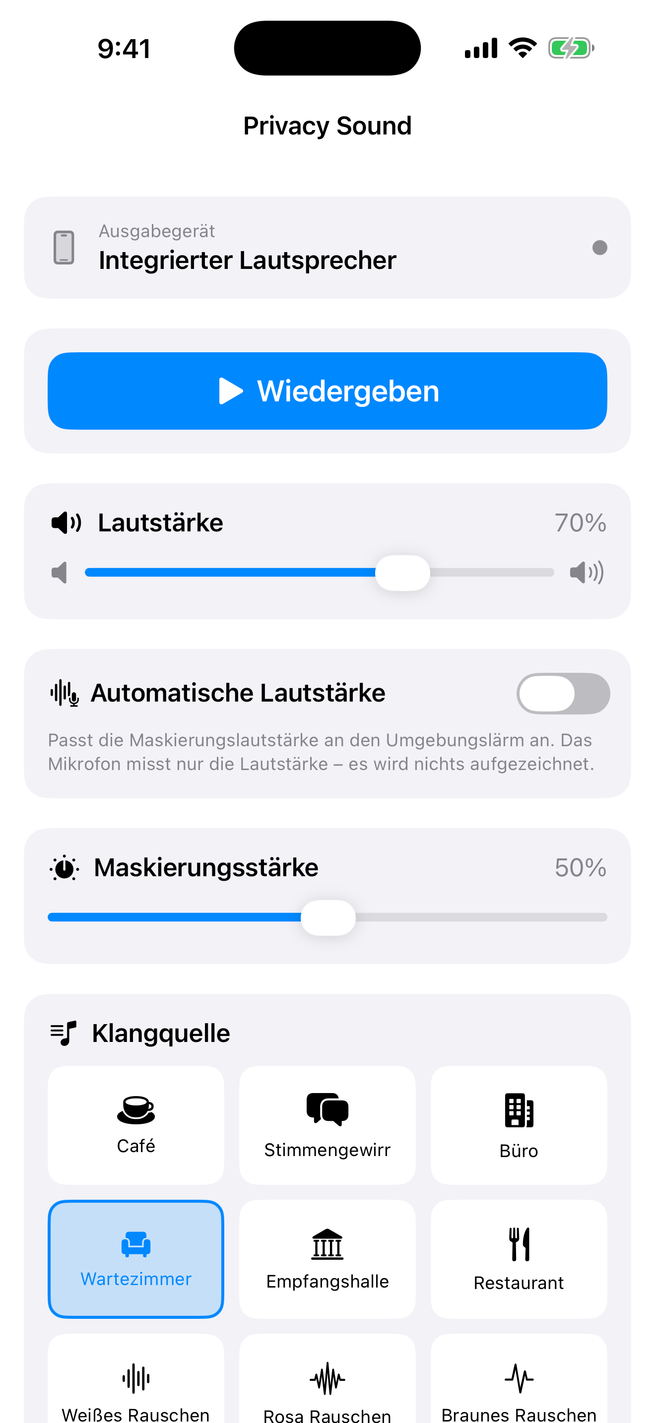 Ein einfacher Bildschirm
