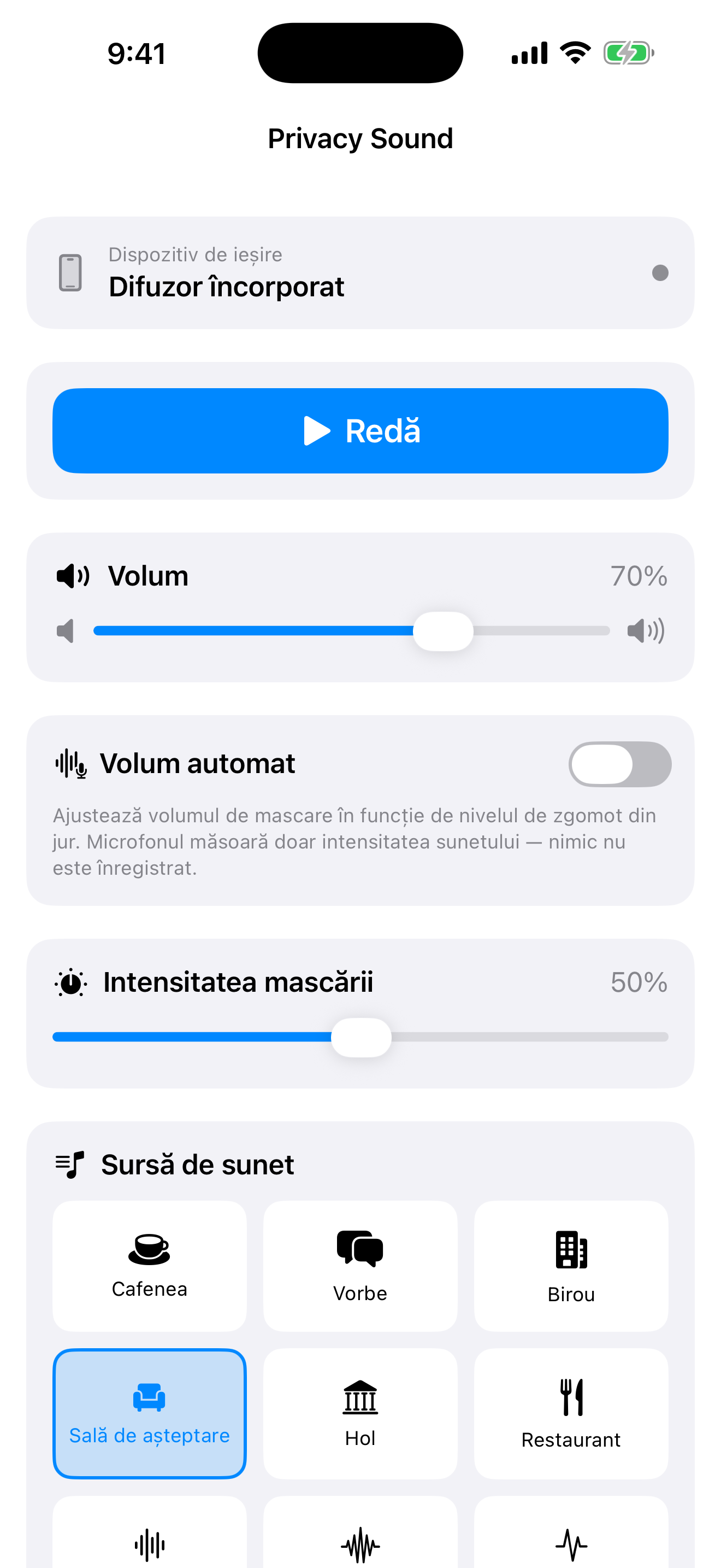 Un singur ecran simplu