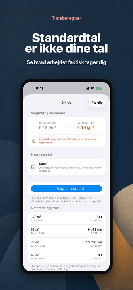 Timeberegner – arbejdstid 4