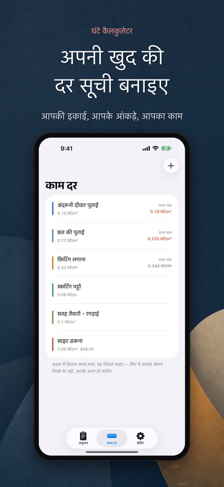 काम के घंटे और मज़दूरी हिसाब 5