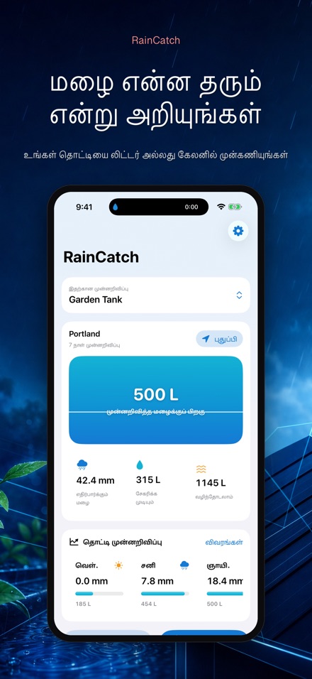 RainCatch: மழைநீர்த் தொட்டி