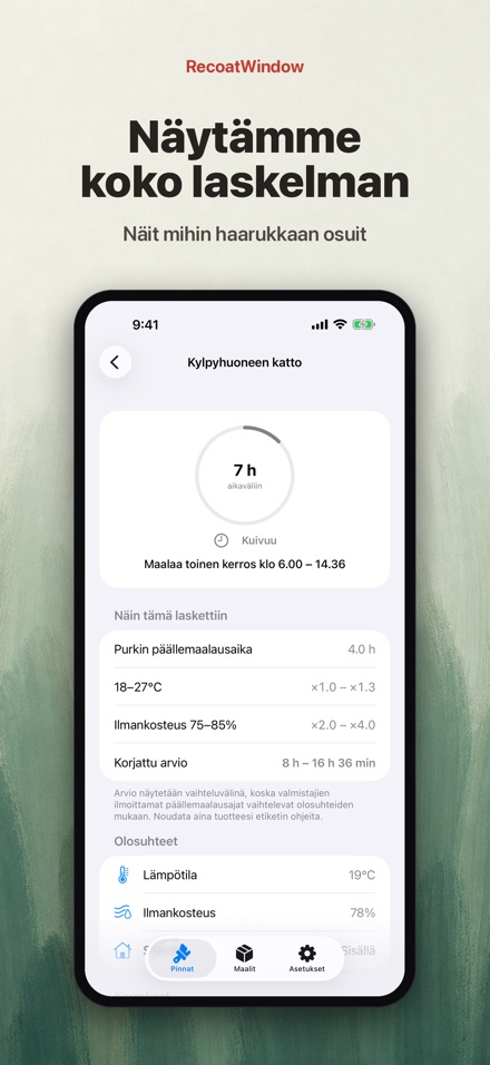 RecoatWindow: toinen kerta 2