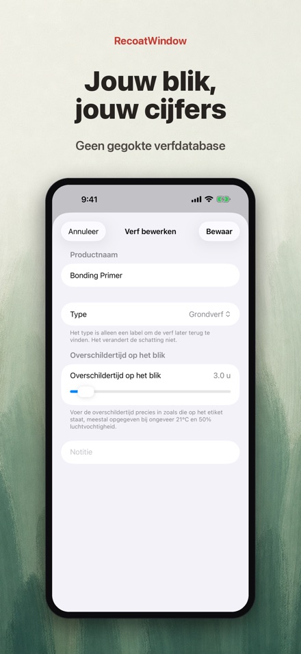 RecoatWindow: Tweede Laag 8