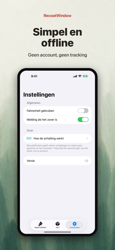 RecoatWindow: Tweede Laag 10