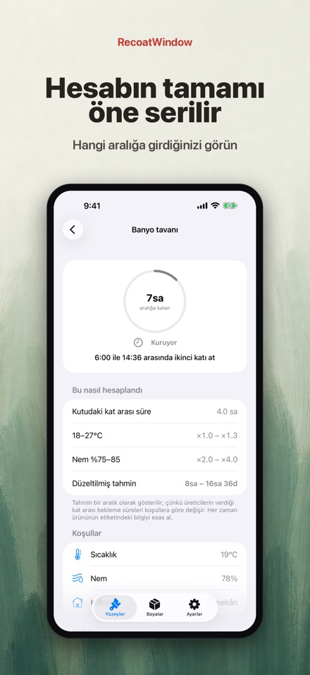 RecoatWindow: ikinci kat 2