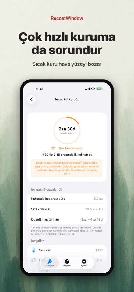 RecoatWindow: ikinci kat 6