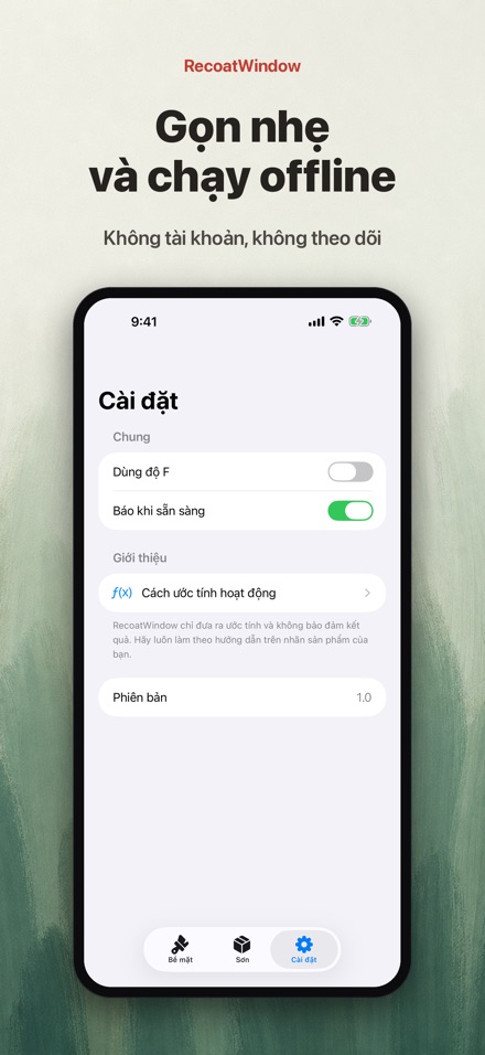 RecoatWindow: sơn lớp 2 10