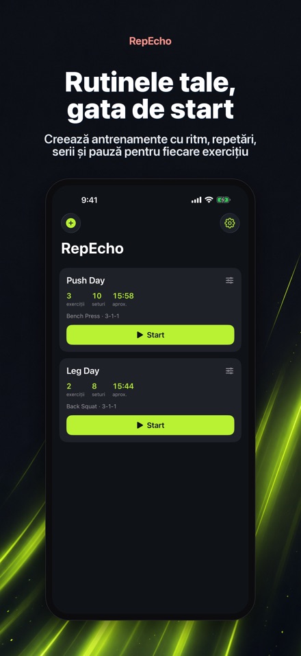 RepEcho: Tempo repetări 3