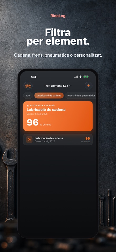 RideLog: Registre de Bici 3