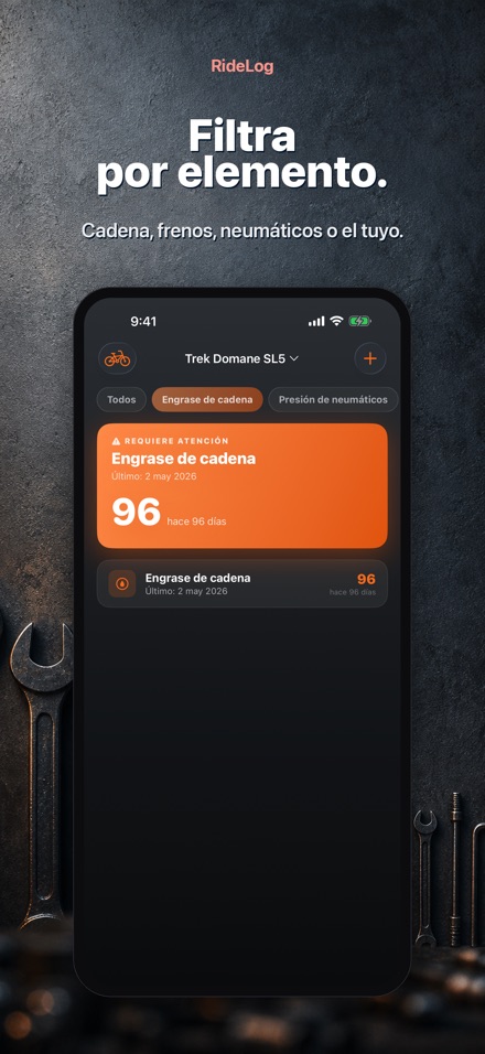 RideLog: Registro de Bici 3