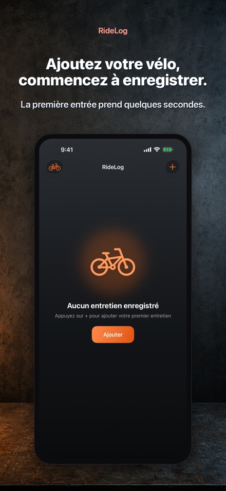 RideLog: Carnet Entretien Velo 8
