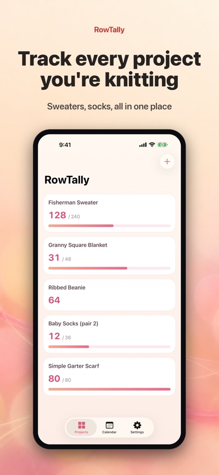 RowTally: Knitting Row Counter 3