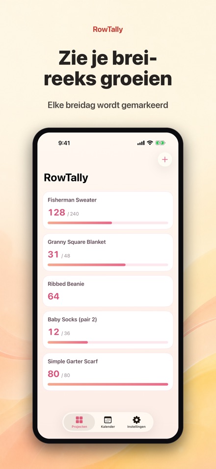 RowTally: Rijenteller Breien 4