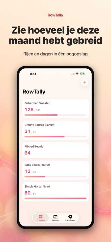 RowTally: Rijenteller Breien 5