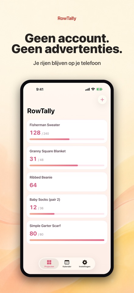 RowTally: Rijenteller Breien 10