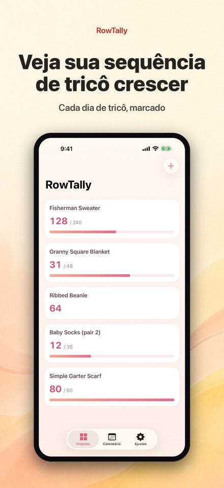 RowTally: Contador de Fileiras 4