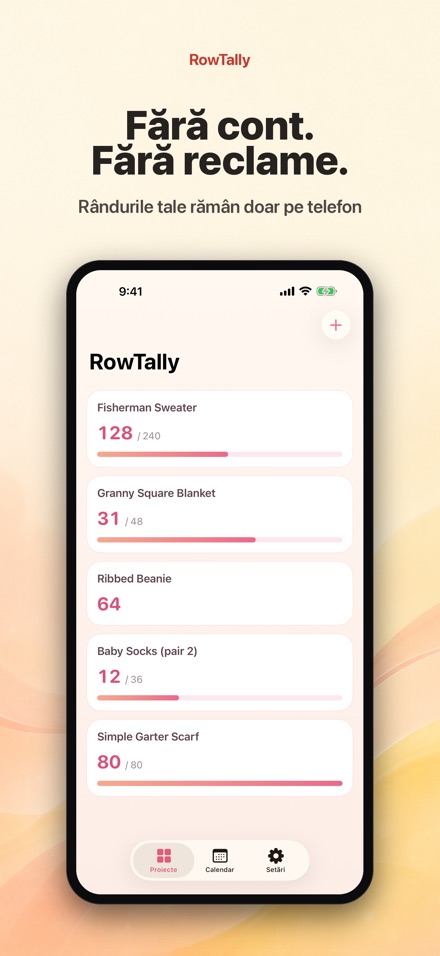 RowTally: Contor de Rânduri 10