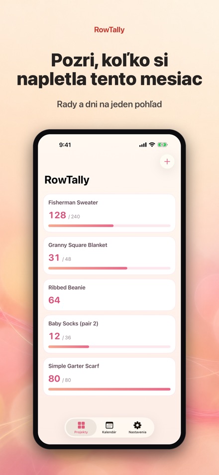 RowTally: Počítadlo Radov 5