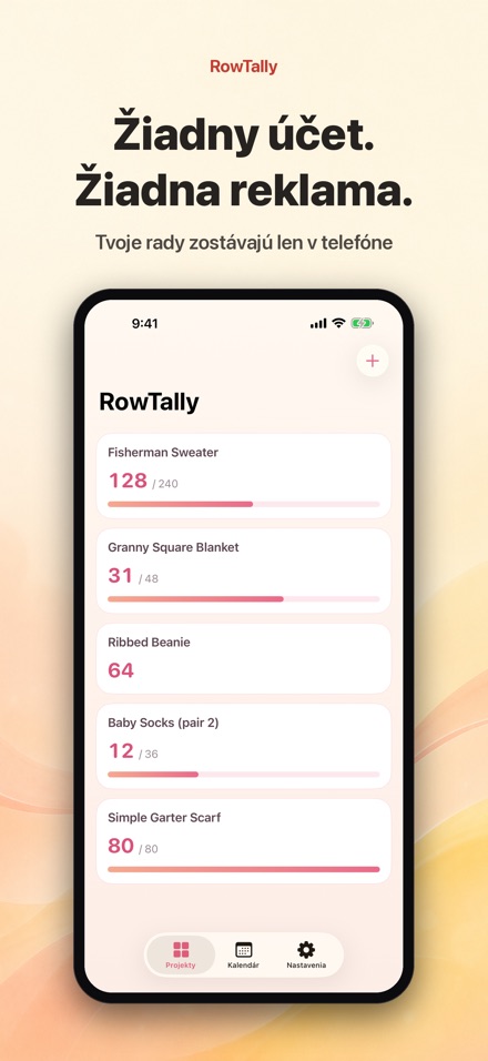 RowTally: Počítadlo Radov 10