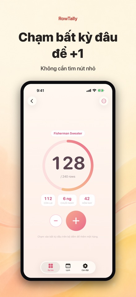 RowTally: Đếm Hàng Đan Len 2