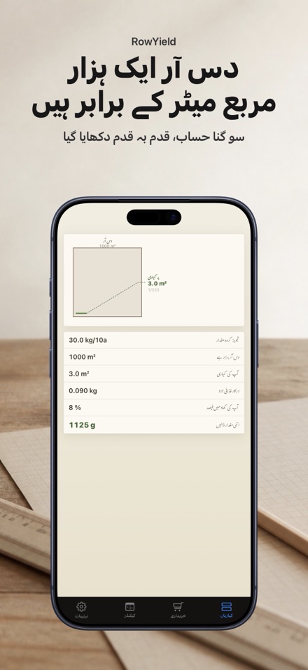 RowYield: کیاری کی منصوبہ بندی 5