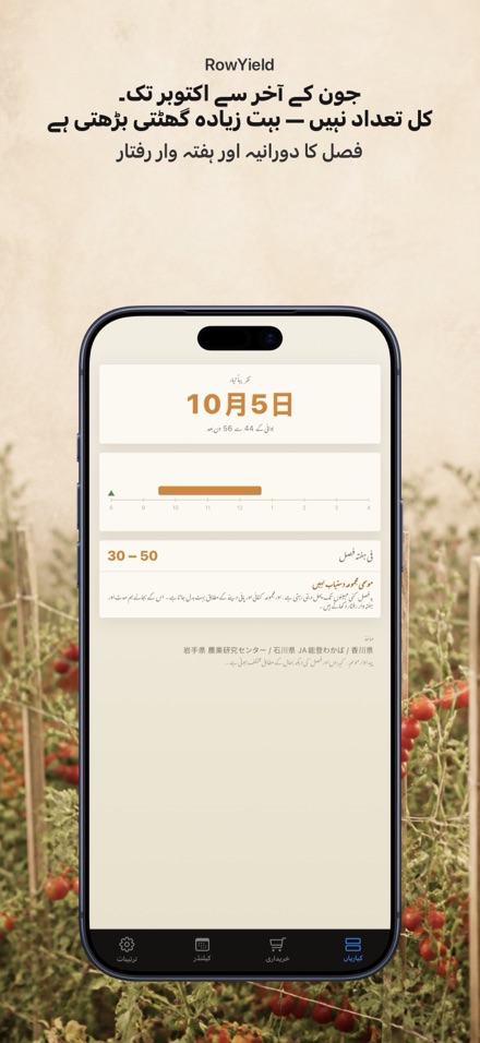 RowYield: کیاری کی منصوبہ بندی 7