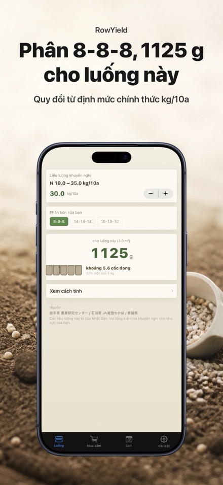 RowYield: Kế Hoạch Luống 4
