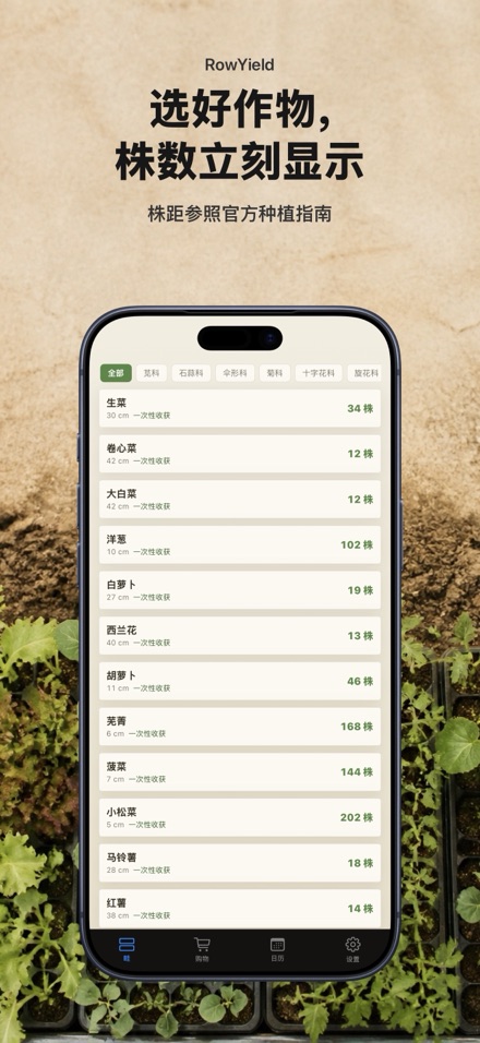 RowYield：畦田施肥计算 3