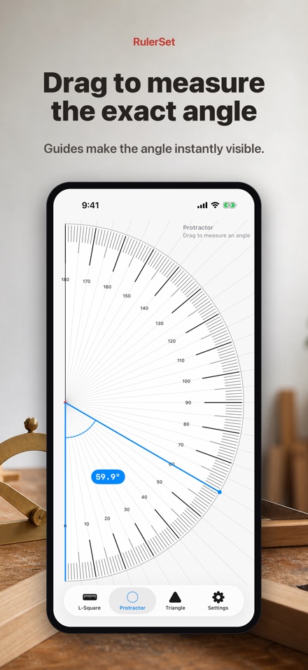 RulerSet: Ruler & Protractor 4