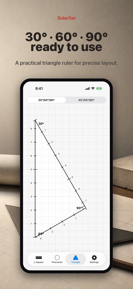 RulerSet: Ruler & Protractor 5