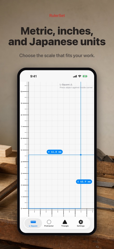 RulerSet: Ruler & Protractor 10