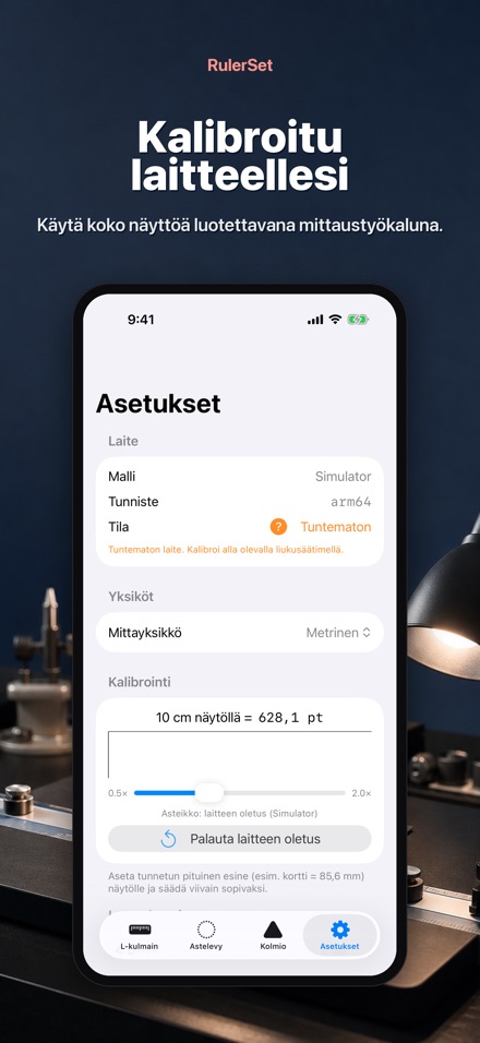 RulerSet: L-kulmain 8