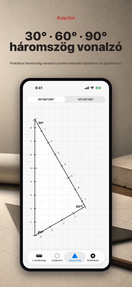RulerSet: L-derékszög 5
