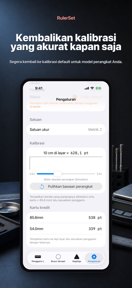 RulerSet: Penggaris L 9