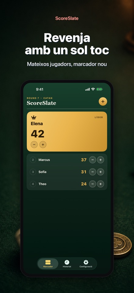 ScoreSlate: Comptador de Punts 10