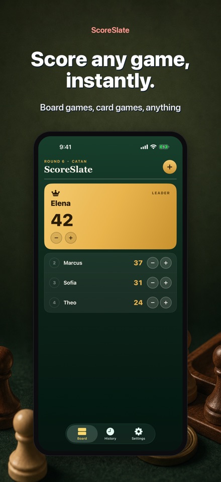 ScoreSlate: Score Keeper