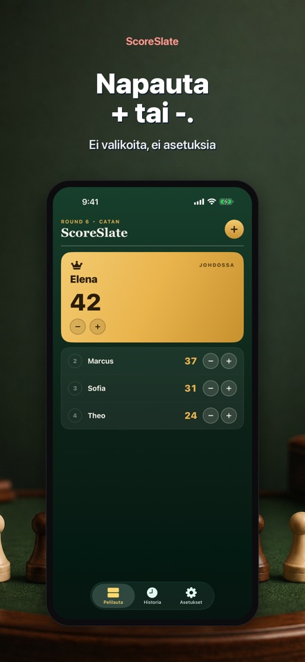 ScoreSlate: Pisteseuranta 2